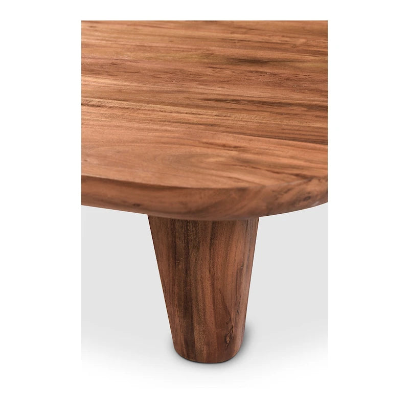 Table basse rustique en acacia massif