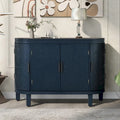 Sideboard Wooden Cabinet with Antique Pattern Doors