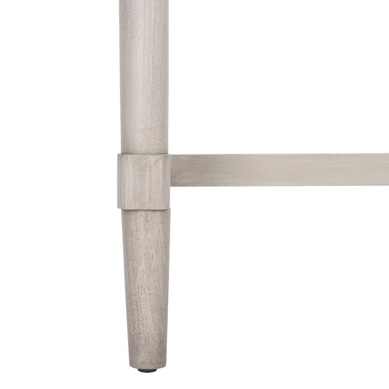 Console de style campagnard français avec 2 tiroirs et détails sculptés