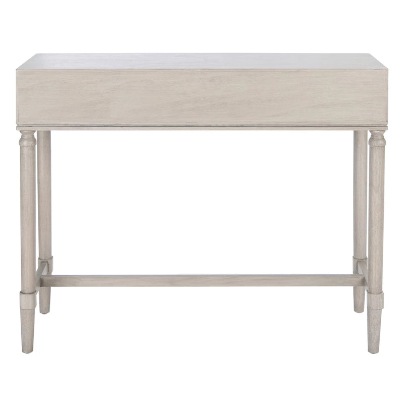 Console de style campagnard français avec 2 tiroirs et détails sculptés