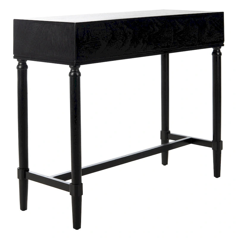 Console de style campagnard français avec 2 tiroirs et détails sculptés