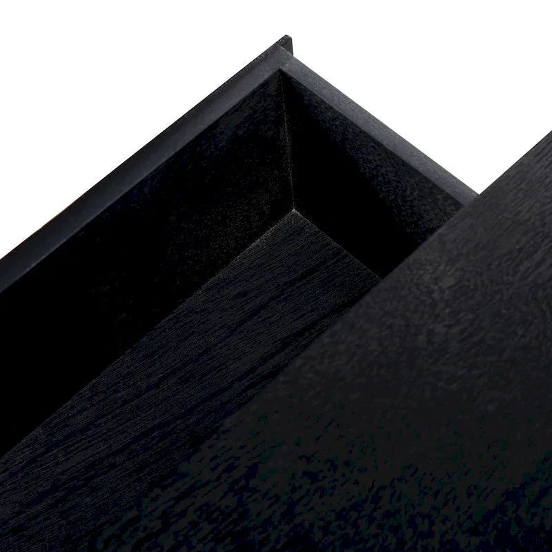 Console de style campagnard français avec 2 tiroirs et détails sculptés