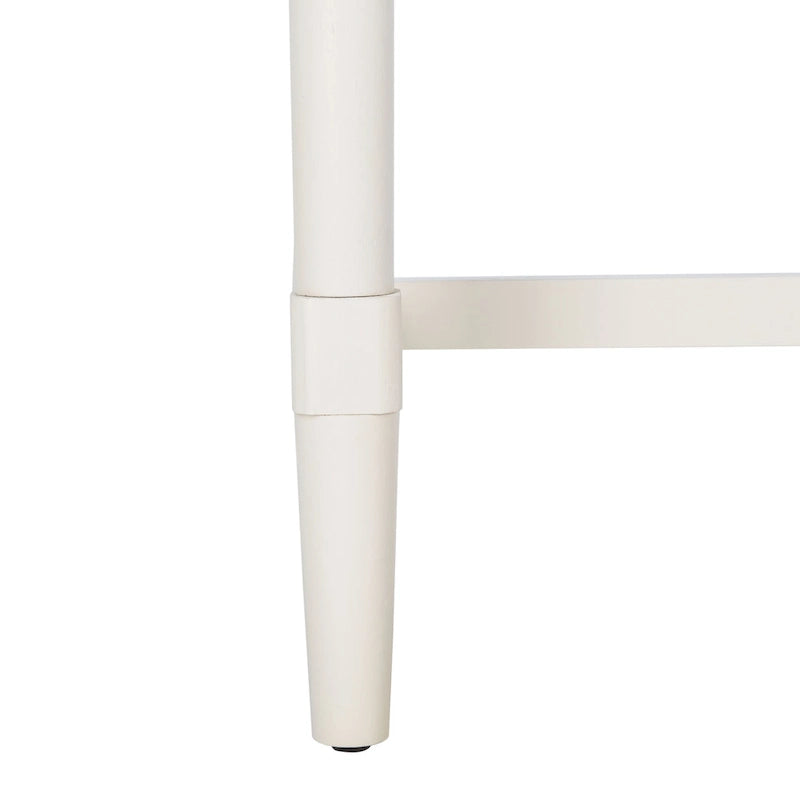 Console de style campagnard français avec 2 tiroirs et détails sculptés