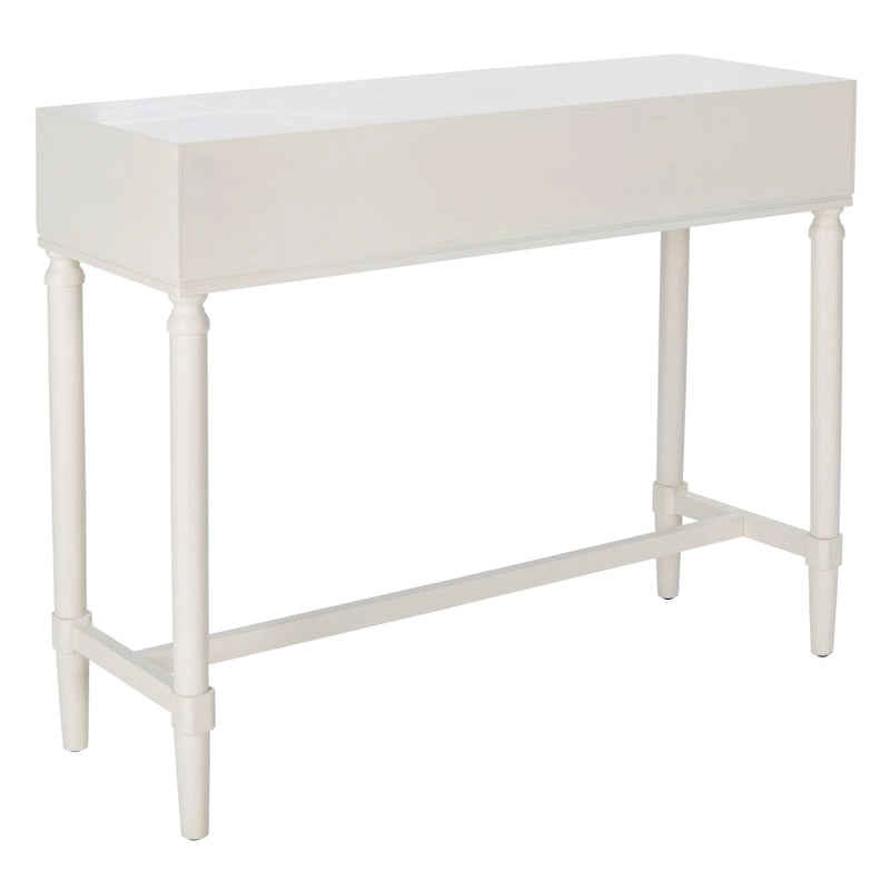 Console de style campagnard français avec 2 tiroirs et détails sculptés