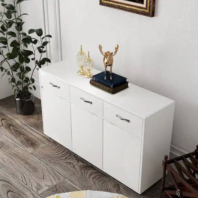 Buffet moderne avec 3 tiroirs et 3 portes – Console de rangement