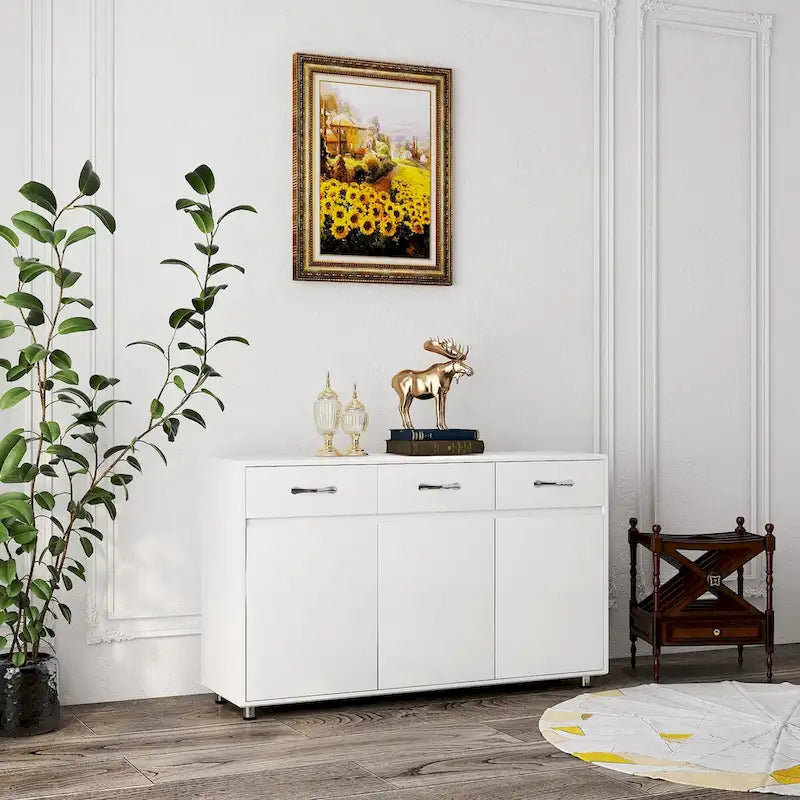 Buffet moderne avec 3 tiroirs et 3 portes – Console de rangement