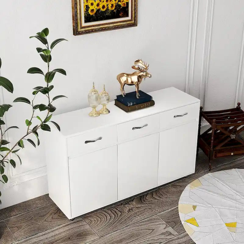 Buffet moderne avec 3 tiroirs et 3 portes – Console de rangement