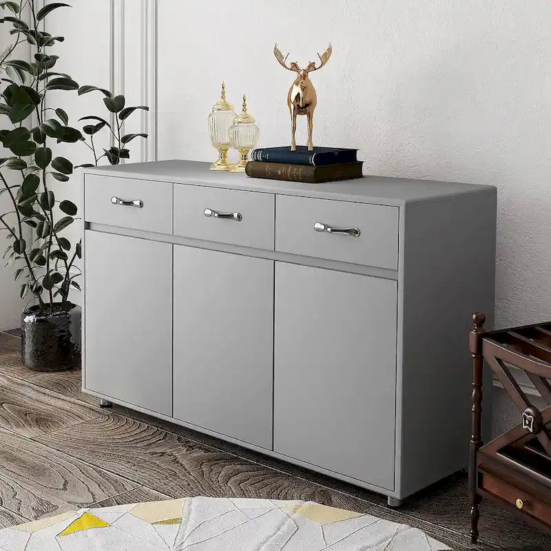Buffet moderne avec 3 tiroirs et 3 portes – Console de rangement