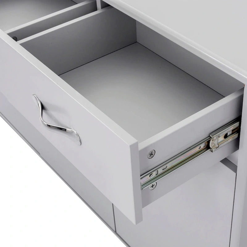 Buffet moderne avec 3 tiroirs et 3 portes – Console de rangement