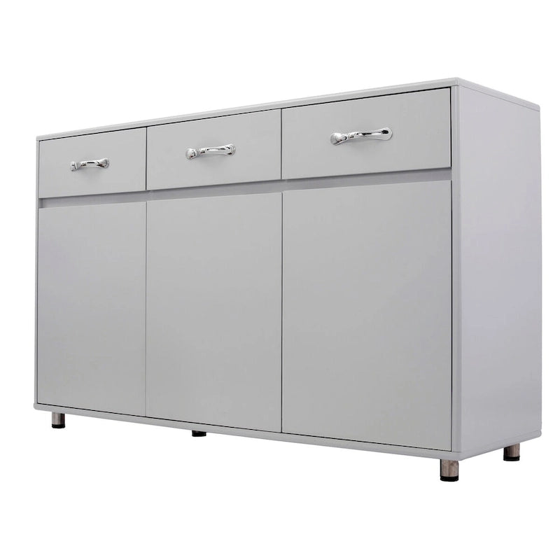 Buffet moderne avec 3 tiroirs et 3 portes – Console de rangement
