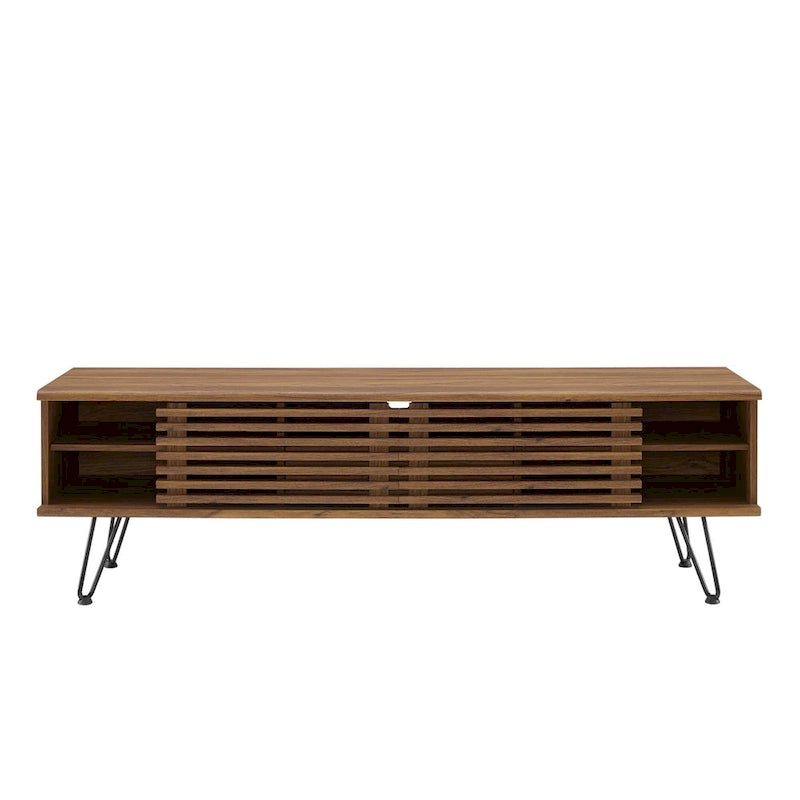 Meuble TV console moderne du milieu du siècle, 59"
