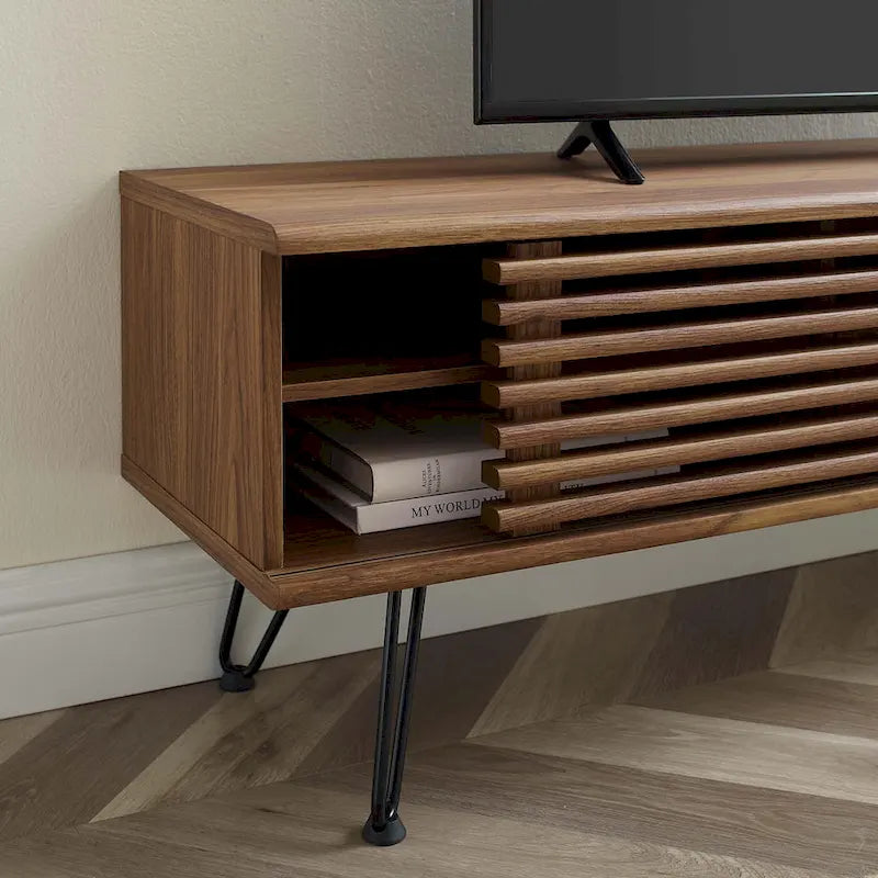 Meuble TV console moderne du milieu du siècle, 59"