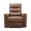 Fauteuil inclinable manuel en tissu avec accoudoirs arrondis